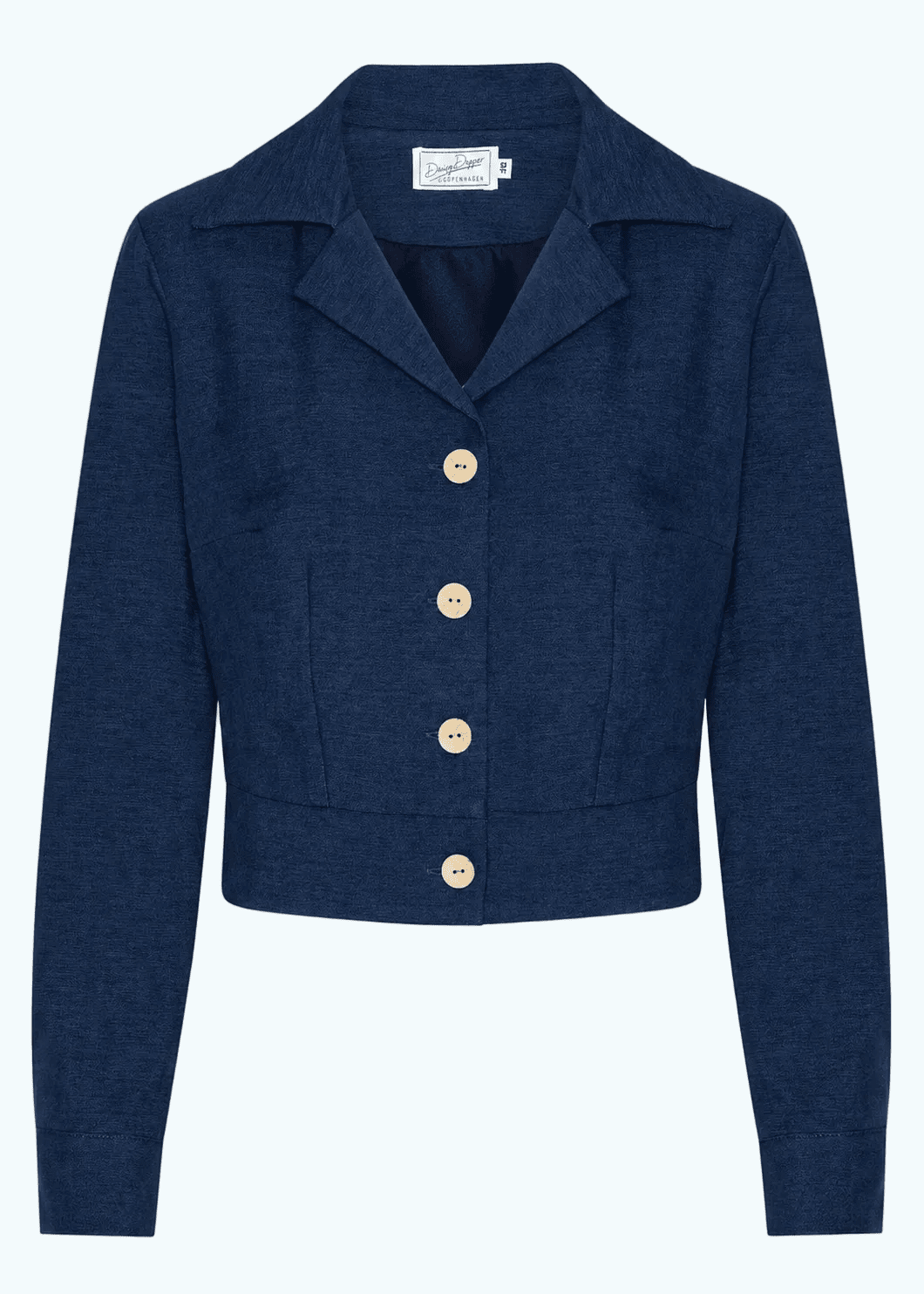 1940'er stils jakke - blå denimlook jakke Daisy Dapper