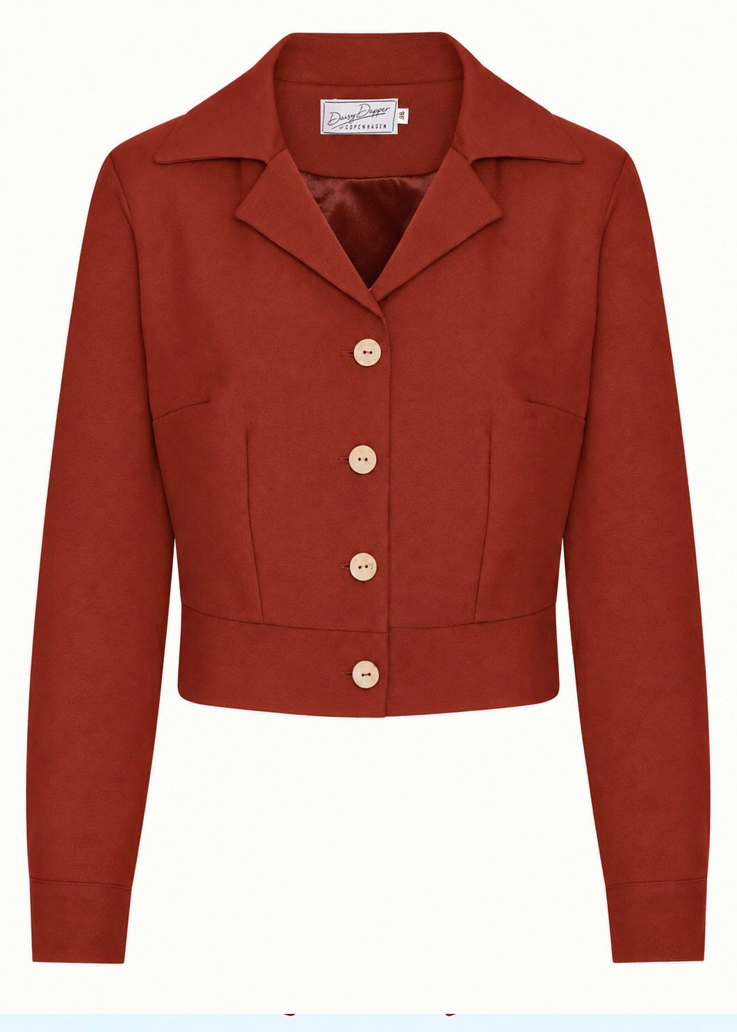 1940'er stils jakke - rust rød jakke Daisy Dapper