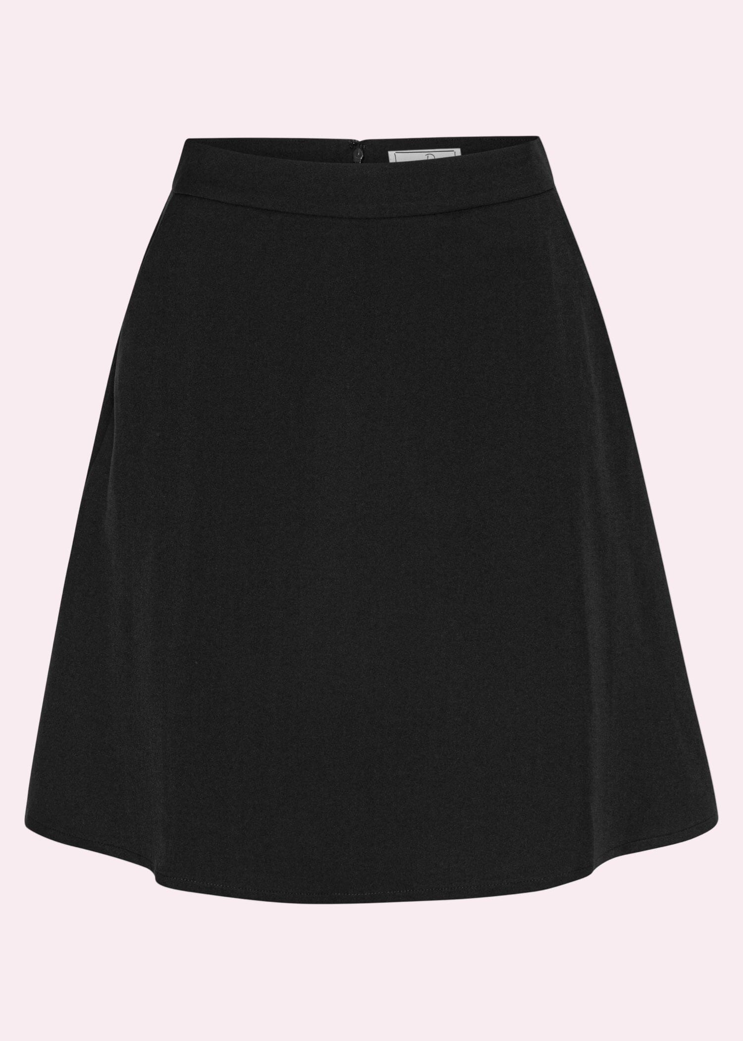 A-line nederdel i sort Nederdel Daisy Dapper