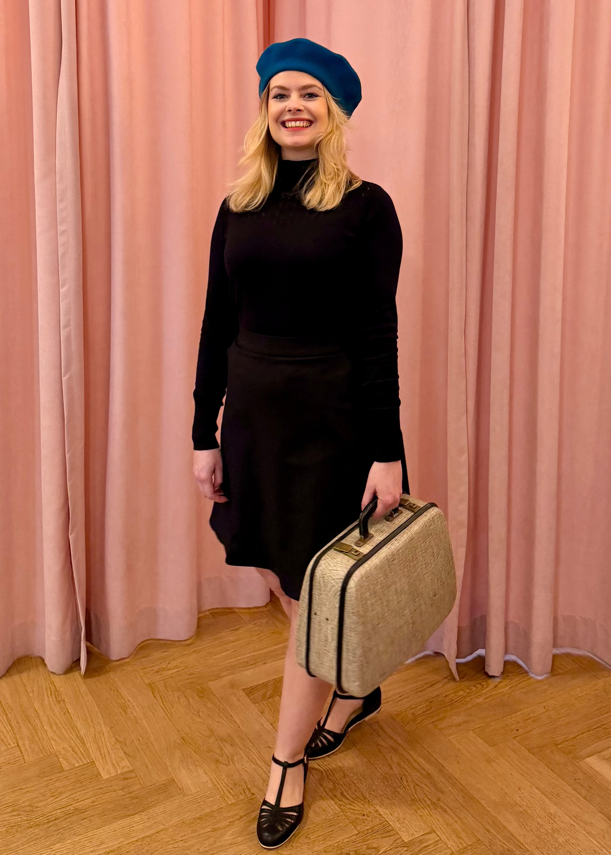 A-line nederdel - sort aline nederdel Daisy Dapper