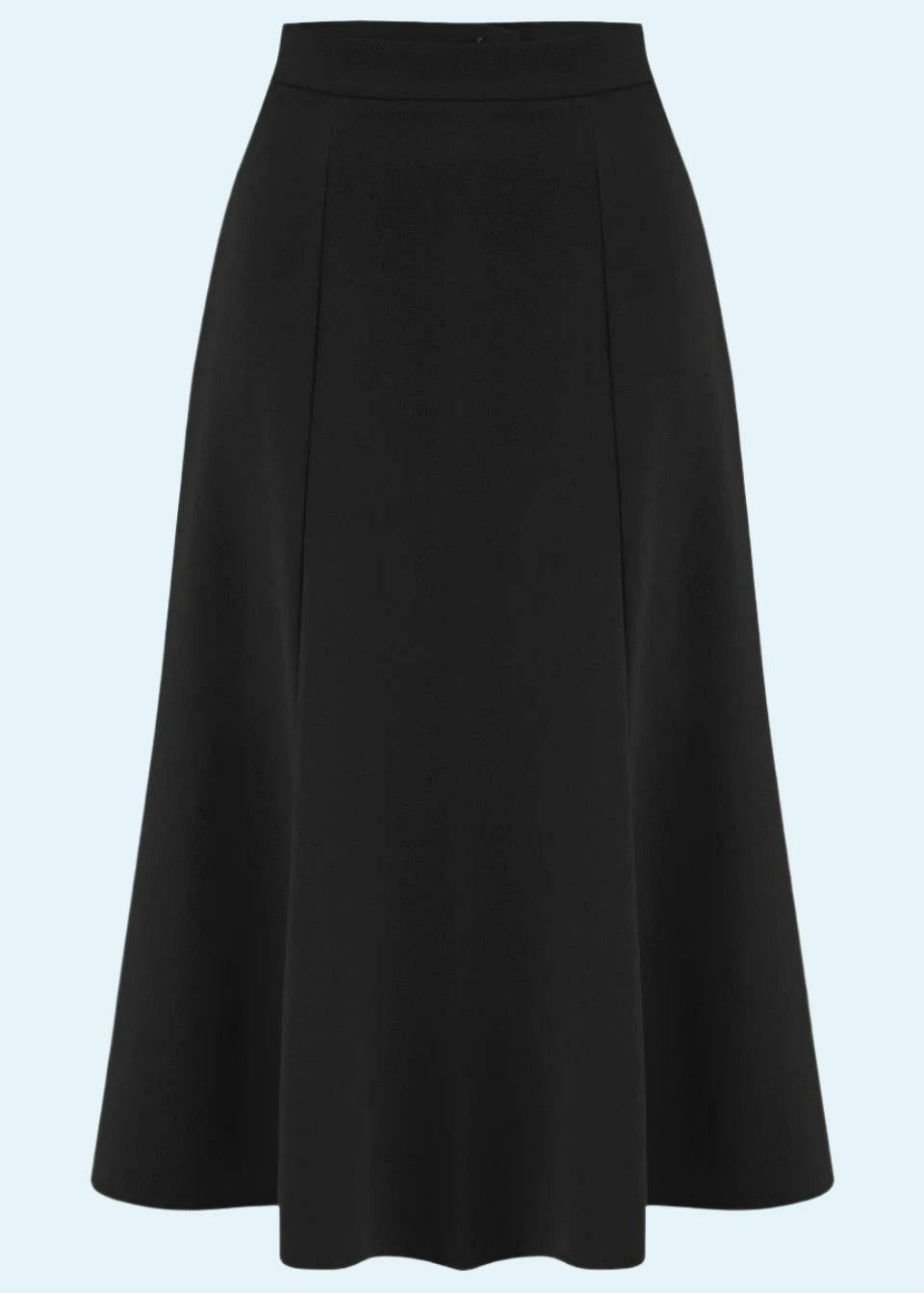 Bette Midi nederdel i sort aline nederdel Weekend Doll