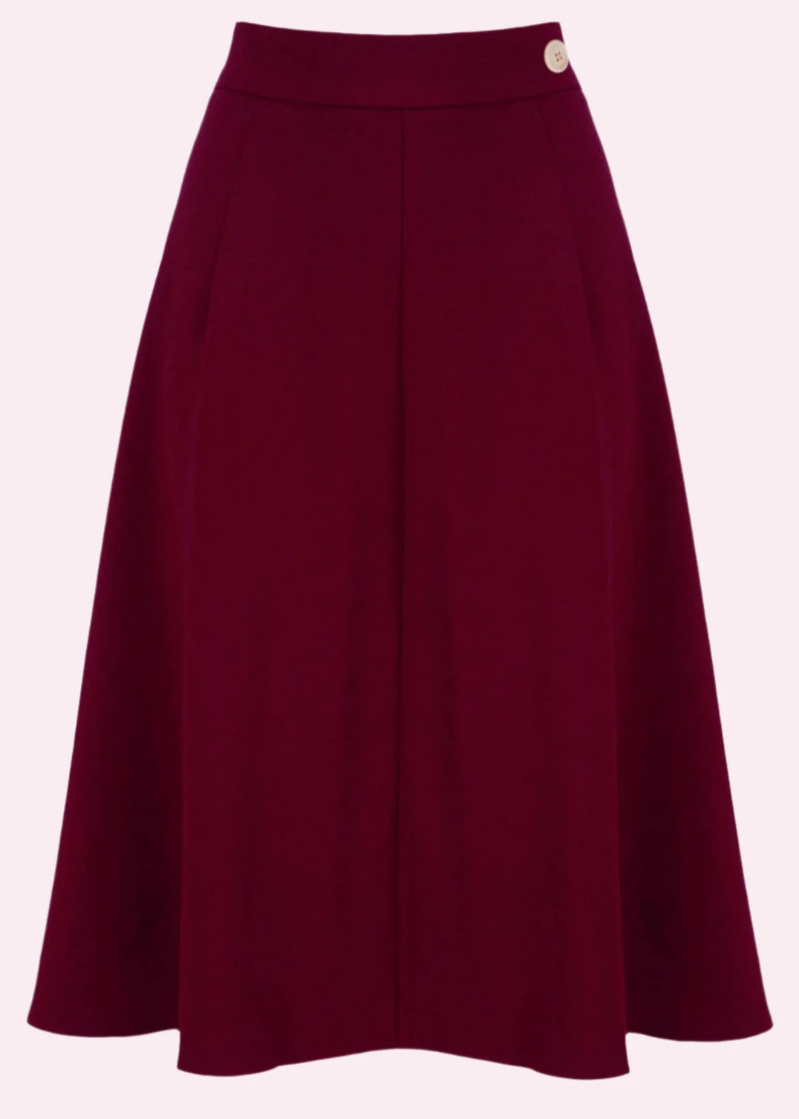 Classic A-line nederdel i bordeaux aline nederdel Weekend Doll