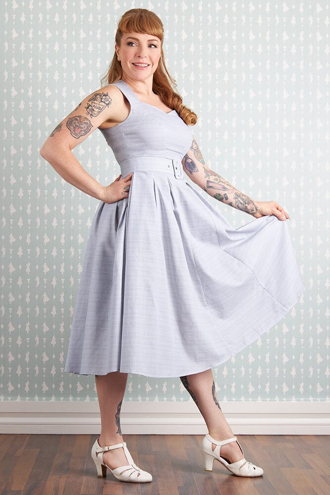 Desire-Sadie swingkjole i fine tern Kjoler Miss Candyfloss