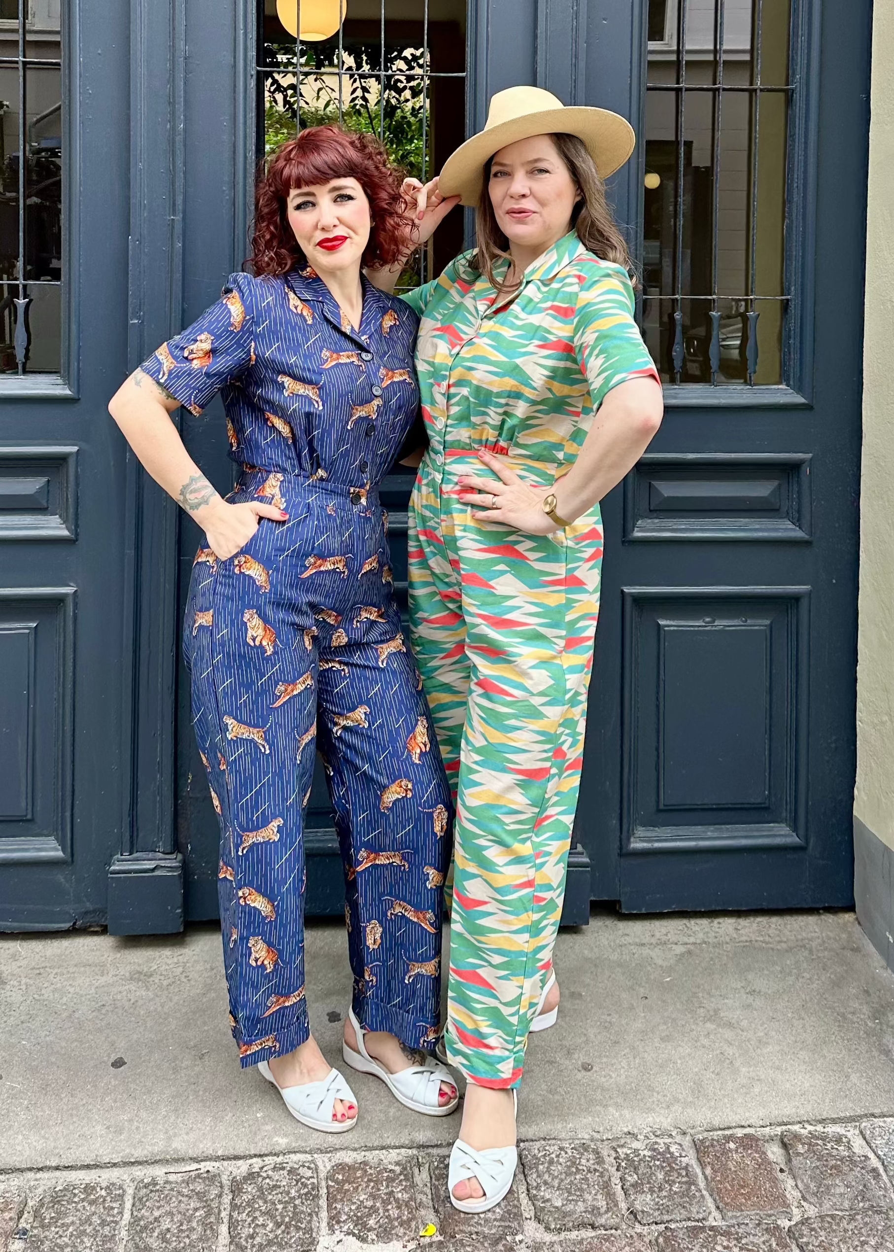 Francesca jumpsuit med multifarvet 'sails'-print buksedragt palava