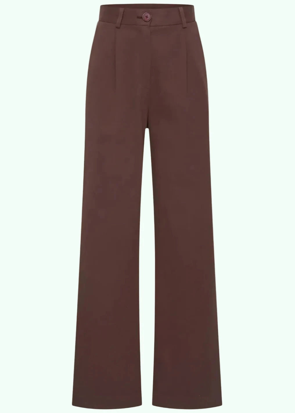Linda bukser med høj talje - brun denim bukser Very Cherry