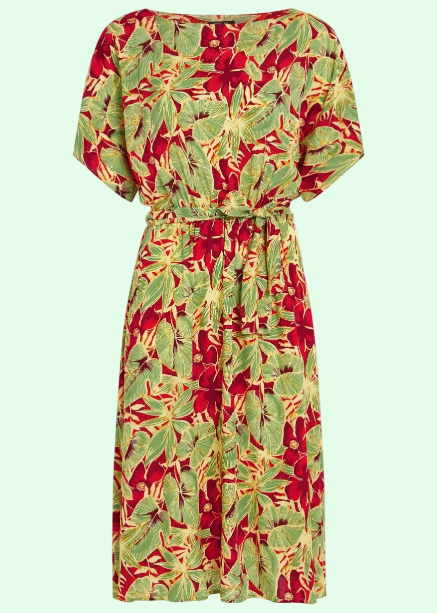 Marika kjole i blomster print aline kjole King Louie