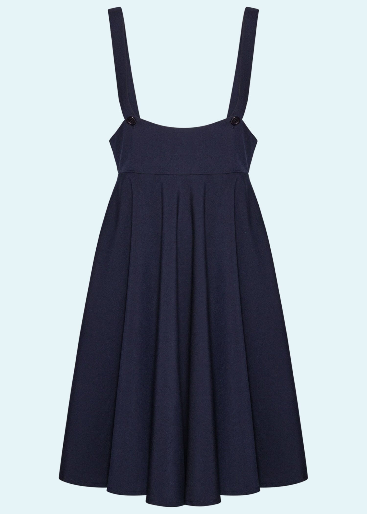 Pinafore swingnederdel i navy blå Nederdel Daisy Dapper
