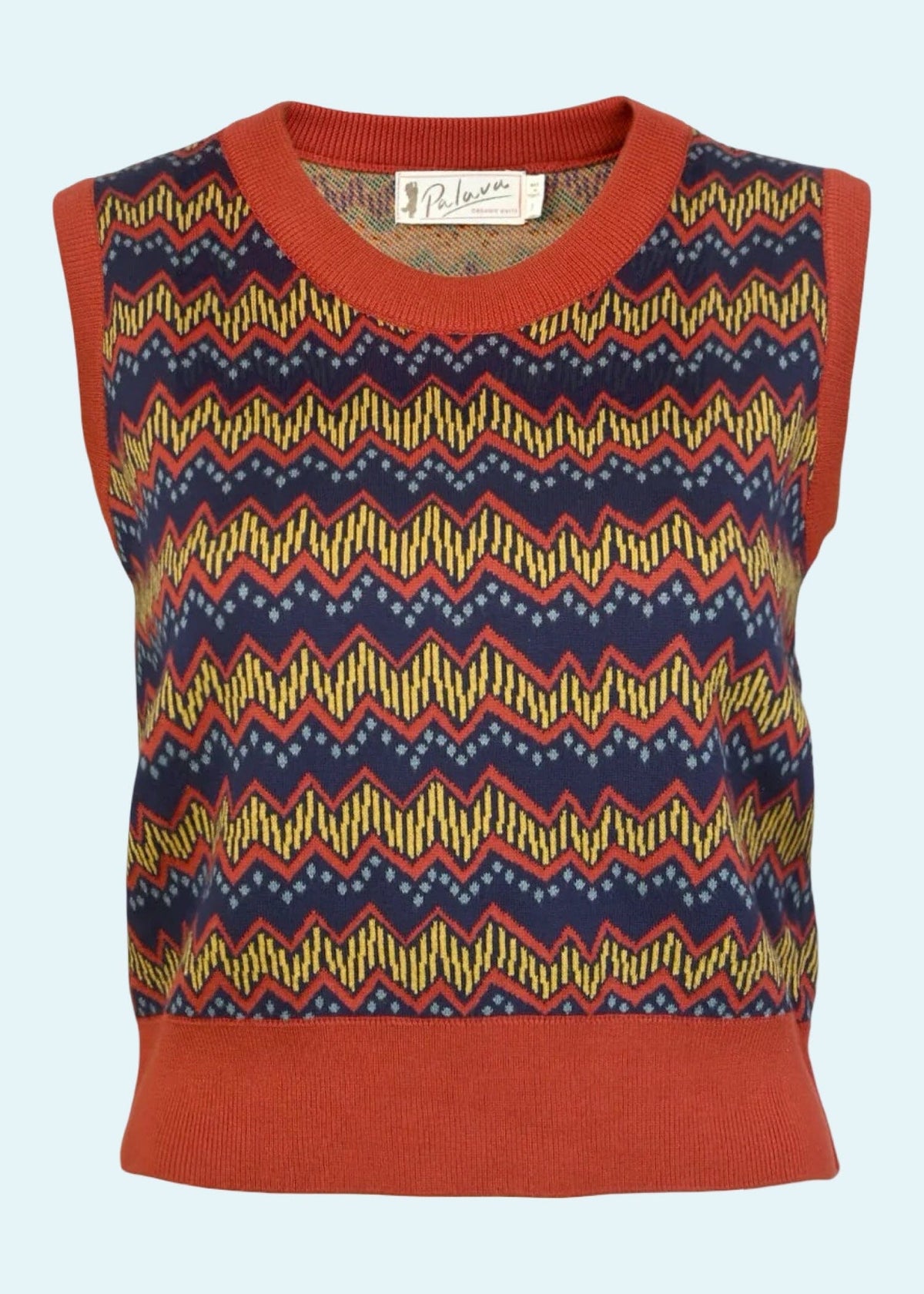 Shirley, Rust Electric Tank Top cardigan Palava