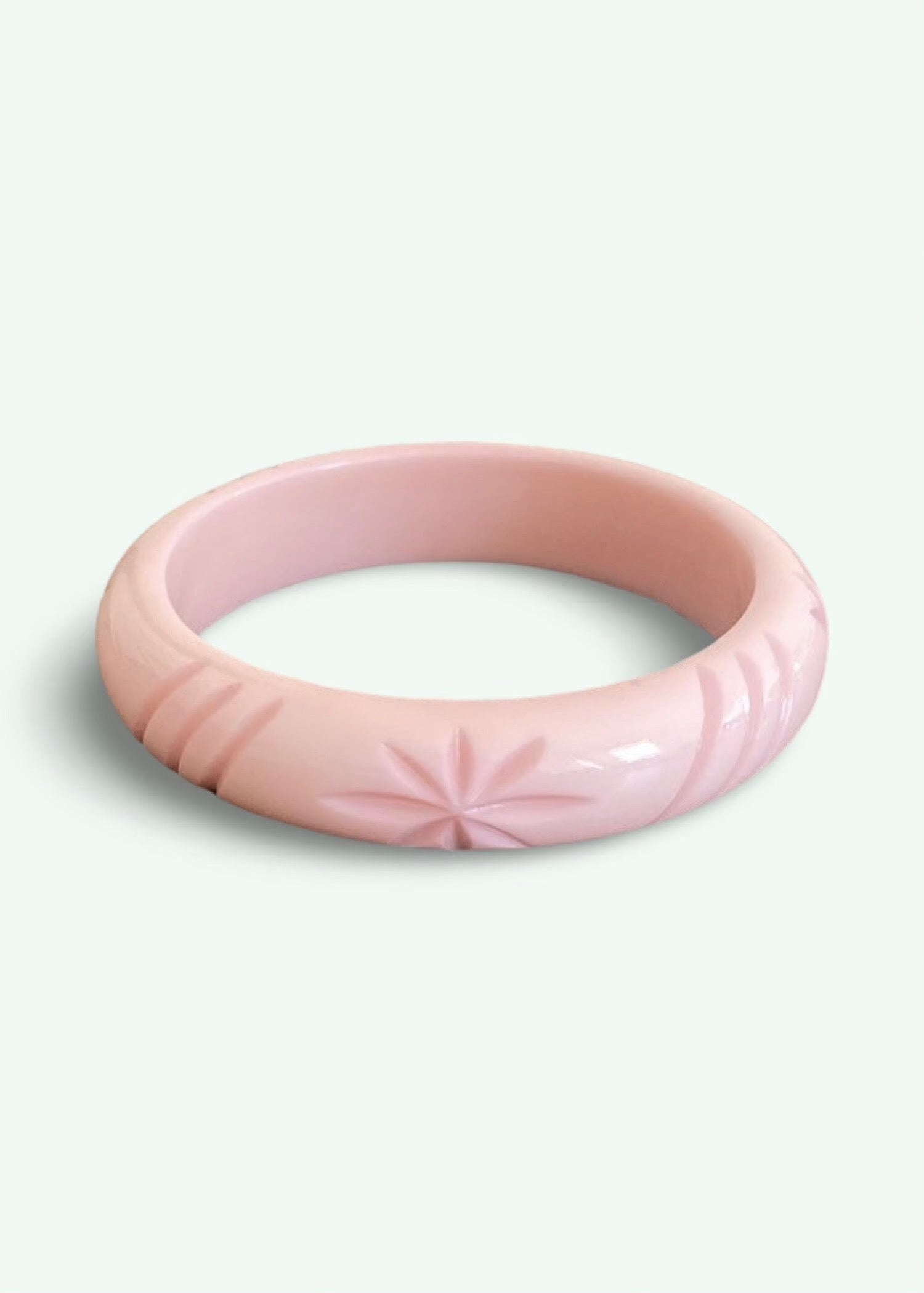 Smalt armbånd i vintage stil, Pastel lyserød Accessories Rock It Rosie