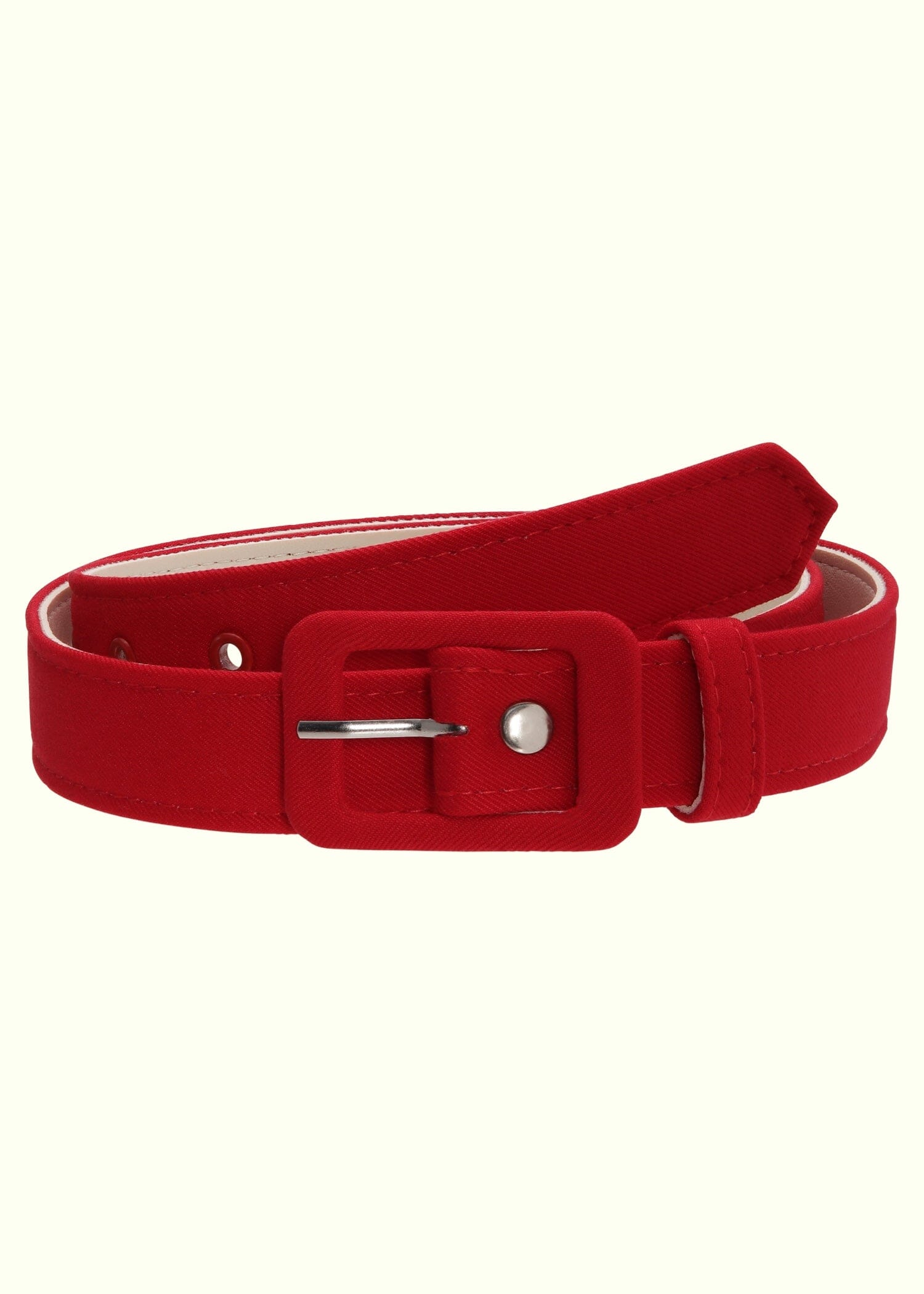 Smalt bælte i rød Accessories Daisy Dapper