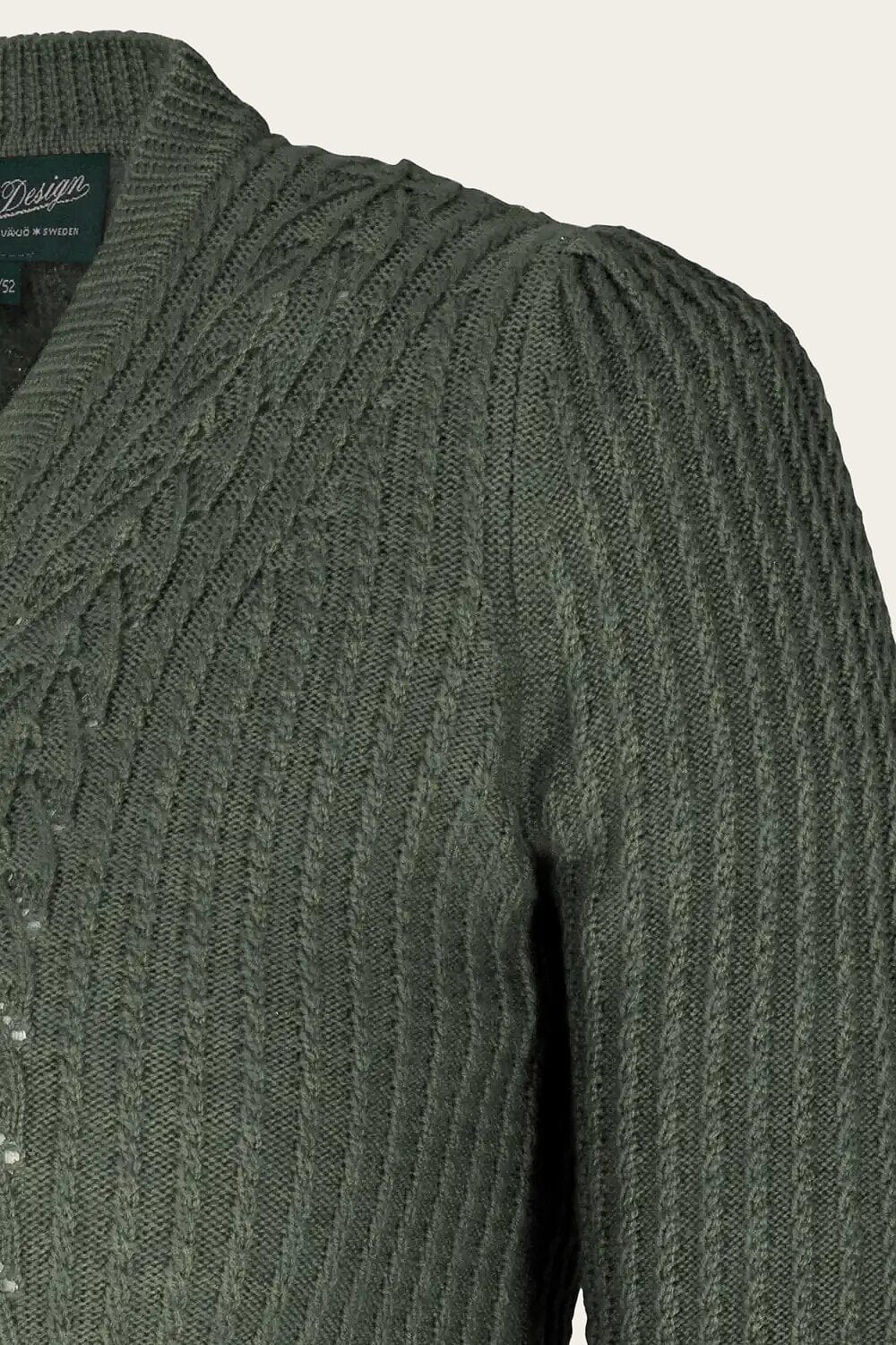 The Scandi Summer Cardi - Dyb grøn cardigan Emmy Design