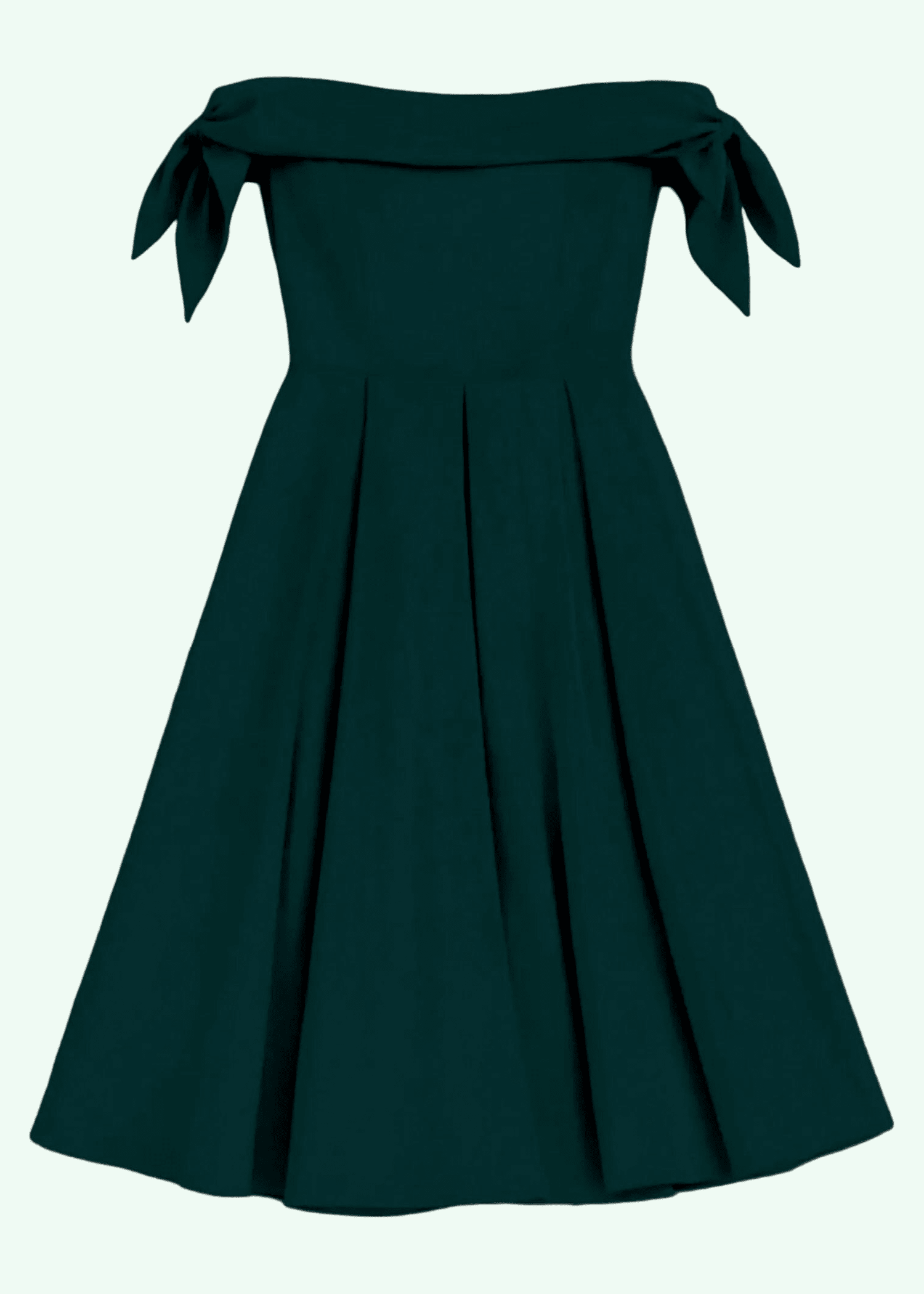 Tilly swing kjole - mørk grøn pencil kjole Pretty Dress Company