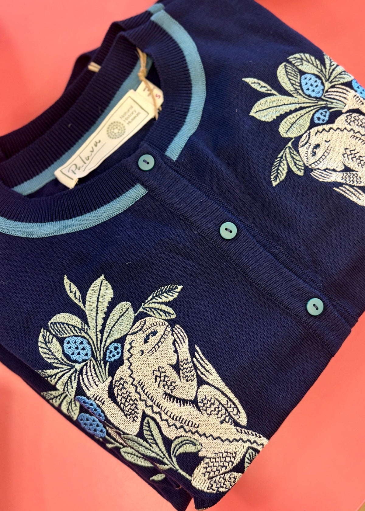 Vera Cardigan - Navy Lizard cardigan Palava