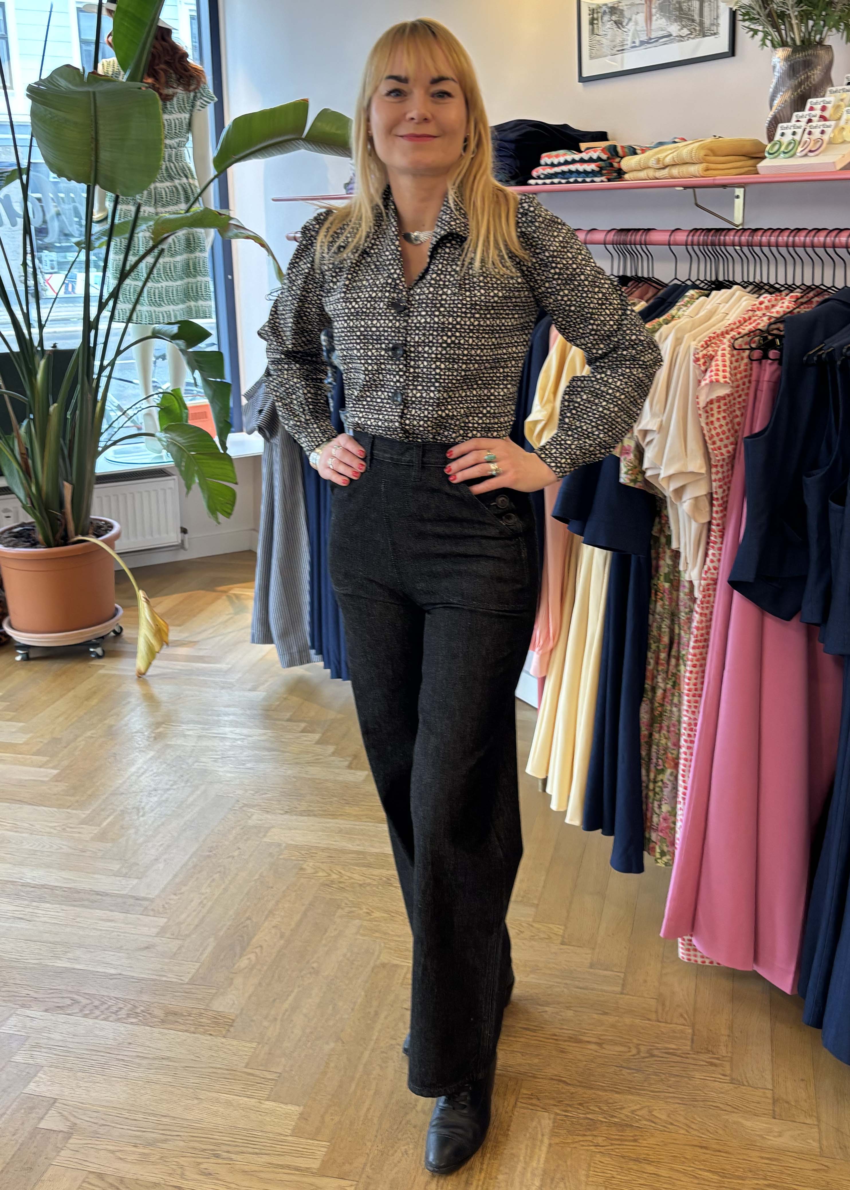 Wanda skjorte - Mosaic Toppe Freddies of Pinewood