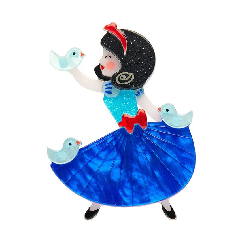 White as Snow Brooch Accessories Erstwilder