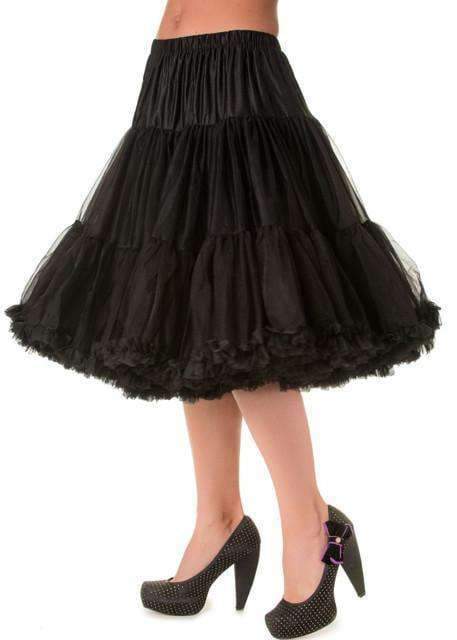 1950'er Petticoat i sort toej mondokaos