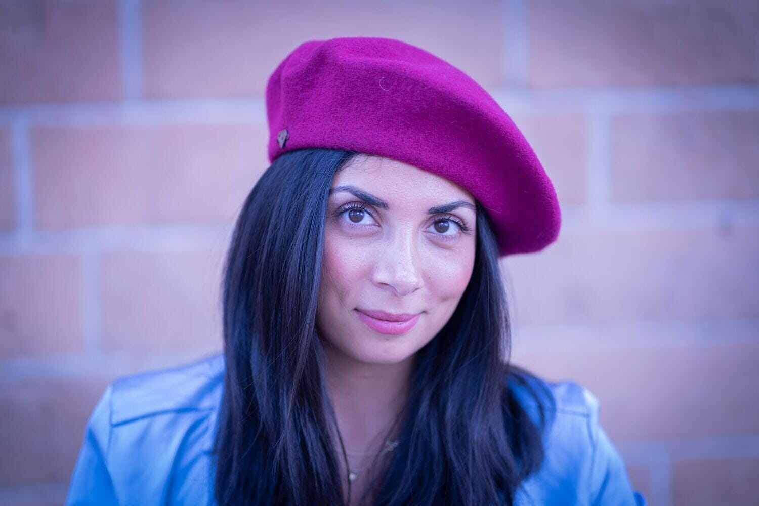 Diefenthal 1905: Klassisk baret i uld, Fuchsia Accessories Diefenthal