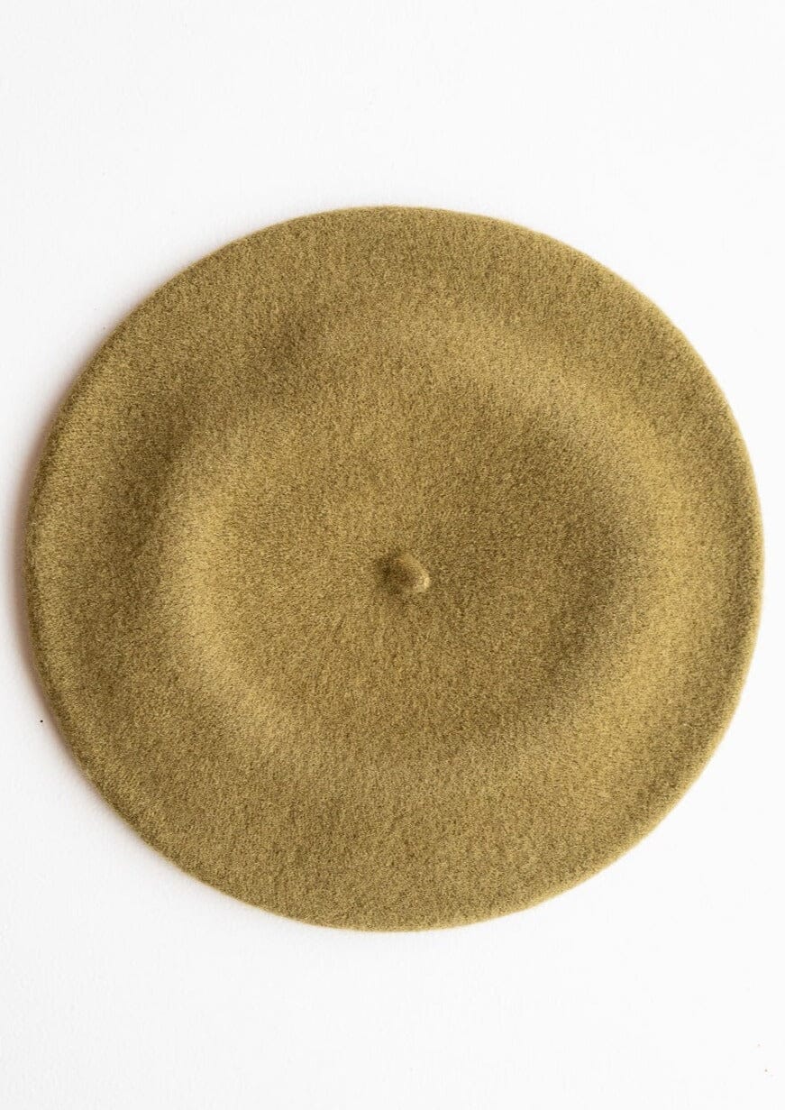 Diefenthal 1905: Klassisk baret i uld, Olive Accessories Diefenthal