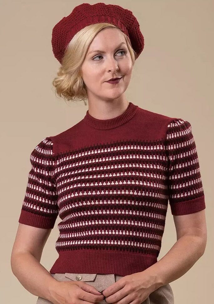 Emmy Design: The Technicolor Dream Tee, Burgundy Emmy Design