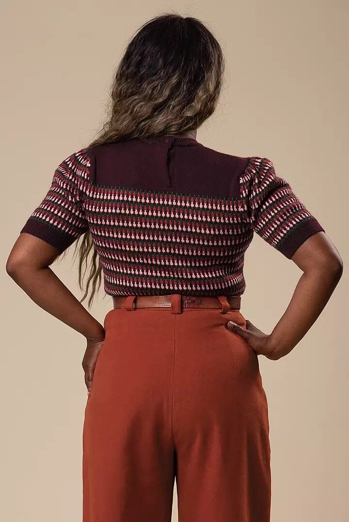 Emmy Design: The Technicolor Dream Tee, Plum Emmy Design