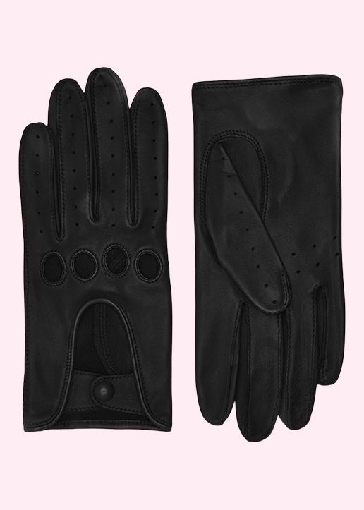 Rhanders Handsker: Motorhandsker i sort skind Accessories Rhanders Handsker