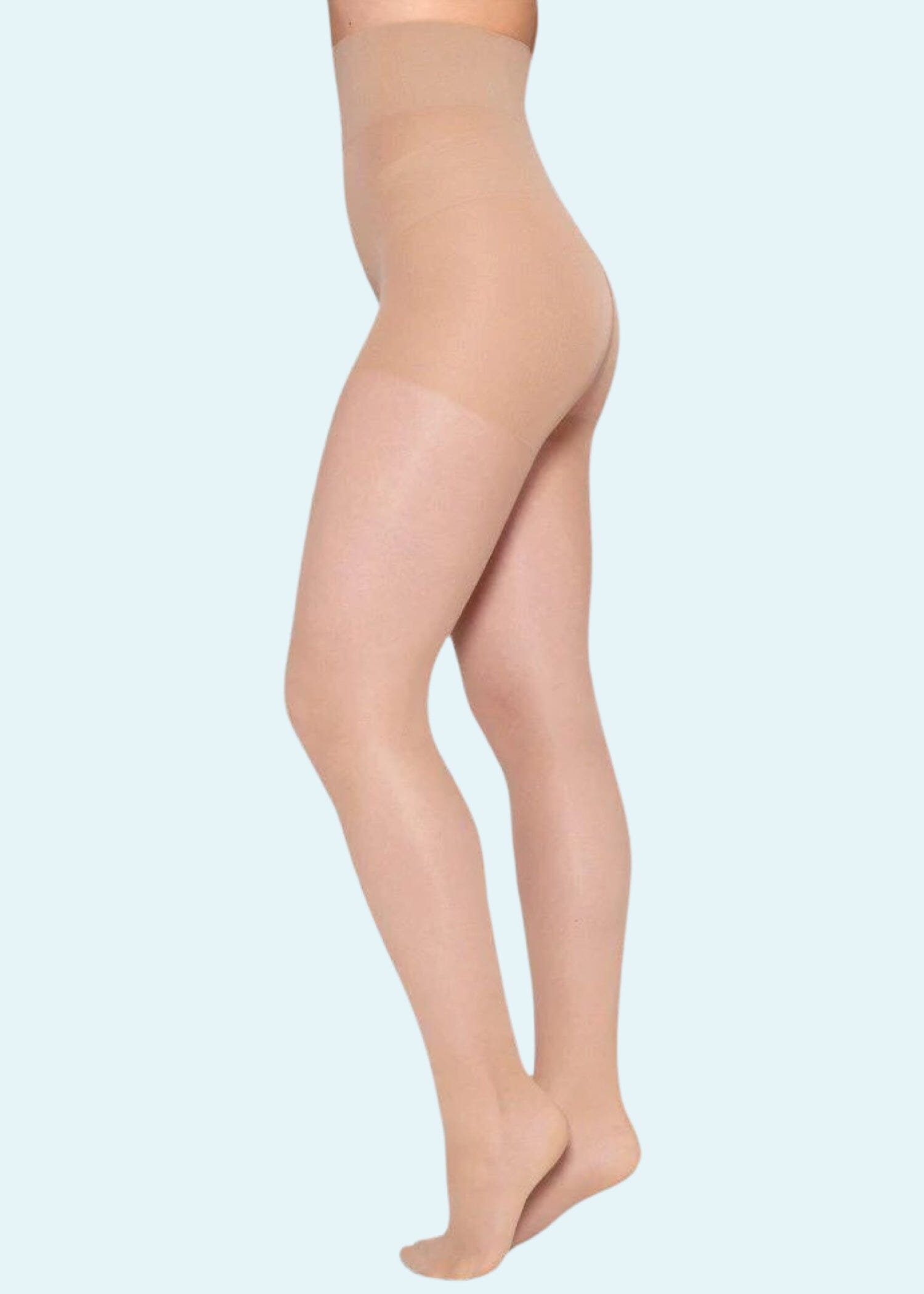 Swedish Stockings: Irma support tights 30denier i nude toej Swedish Stockings
