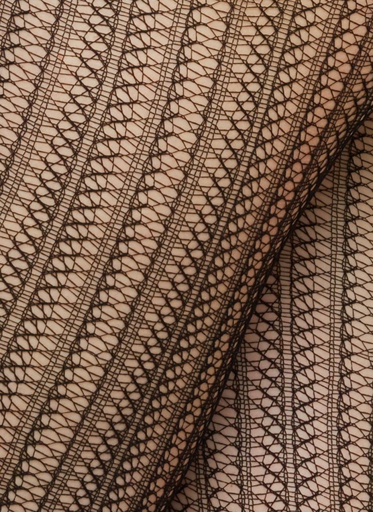 Swedish Stockings: Selma tights netstrømper i sort toej Mondo Kaos