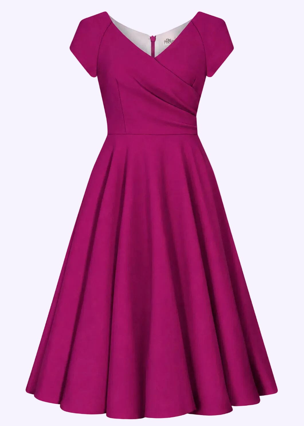 1950'er Hourglass swing kjole - berry swing kjole Pretty Dress Company 