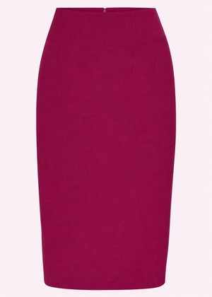 1950'er stils pencil nederdel - magenta pencil nederdel Daisy Dapper 