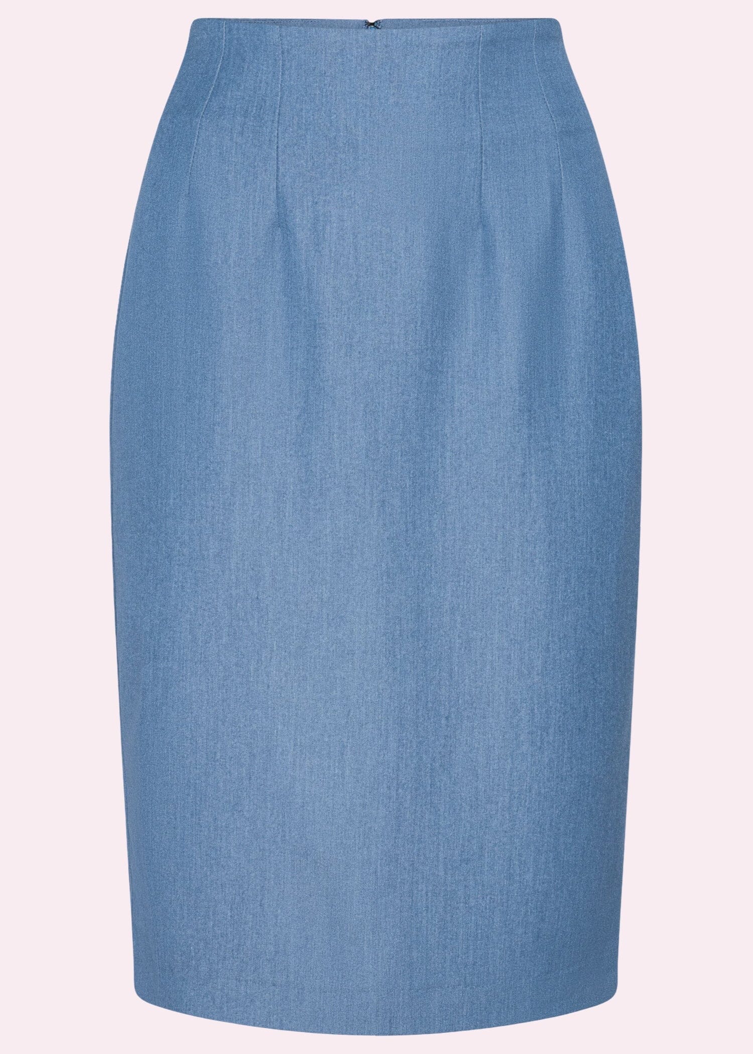 1950'er stils pencilnederdel i denimblå pencil nederdel Daisy Dapper 