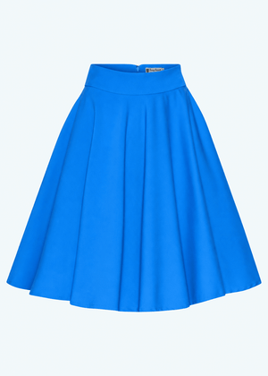 1950'er stils swingnederdel - sommerblå swing nederdel Daisy Dapper 