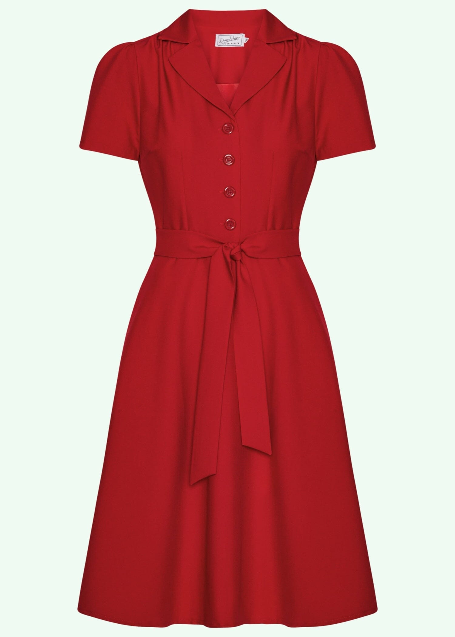 Betty Skjortekjole i rød Kjoler Daisy Dapper 