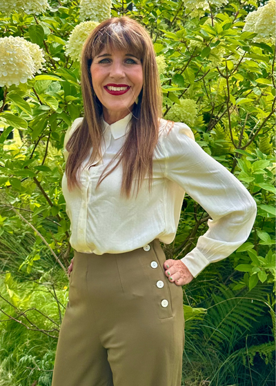 Carina Blouse Sista, Creme King Louie 