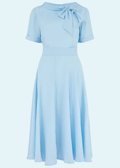 Cindy 40'er stils kjole i lys blå aline kjole Seamstress Of Bloomsbury 