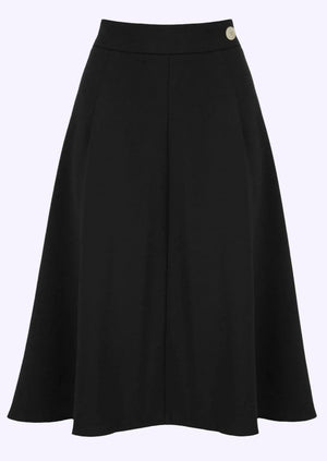 Classic A-line nederdel i sort Nederdel Weekend Doll 