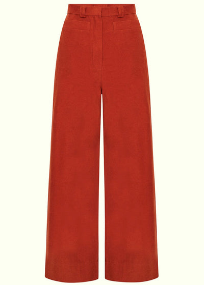 Emmy Design: The Ziggy Hepburn Pants, Rust Moleskin Emmy Design 