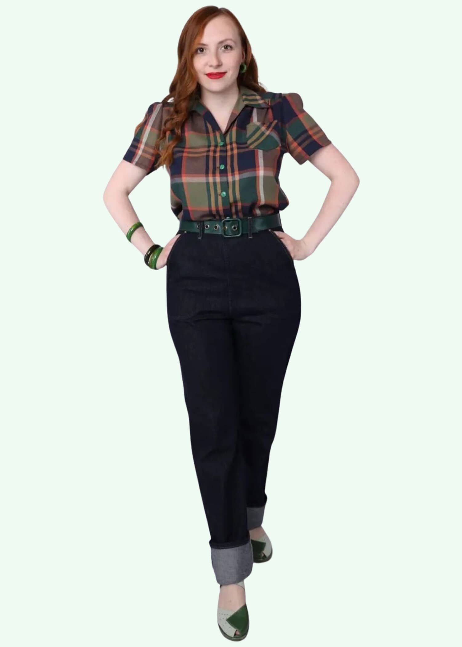 Freddies of Pinewood: Buckleback jeans i (ekstra benlængde) Freddies Of Pinewood 