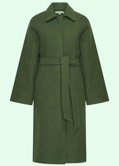 Isia frakke i grøn toej Very Cherry 