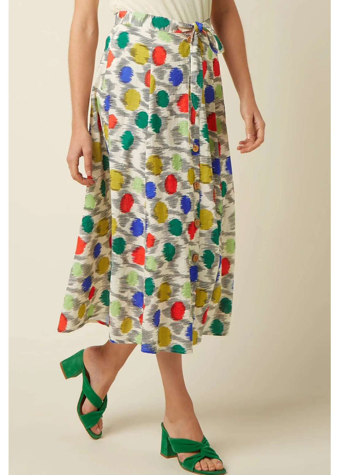 Judy Midi nederdel - Ice Cream midi nederdel King Louie 