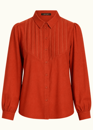 Karen Blouse - Rust langærmet skjorte King Louie 