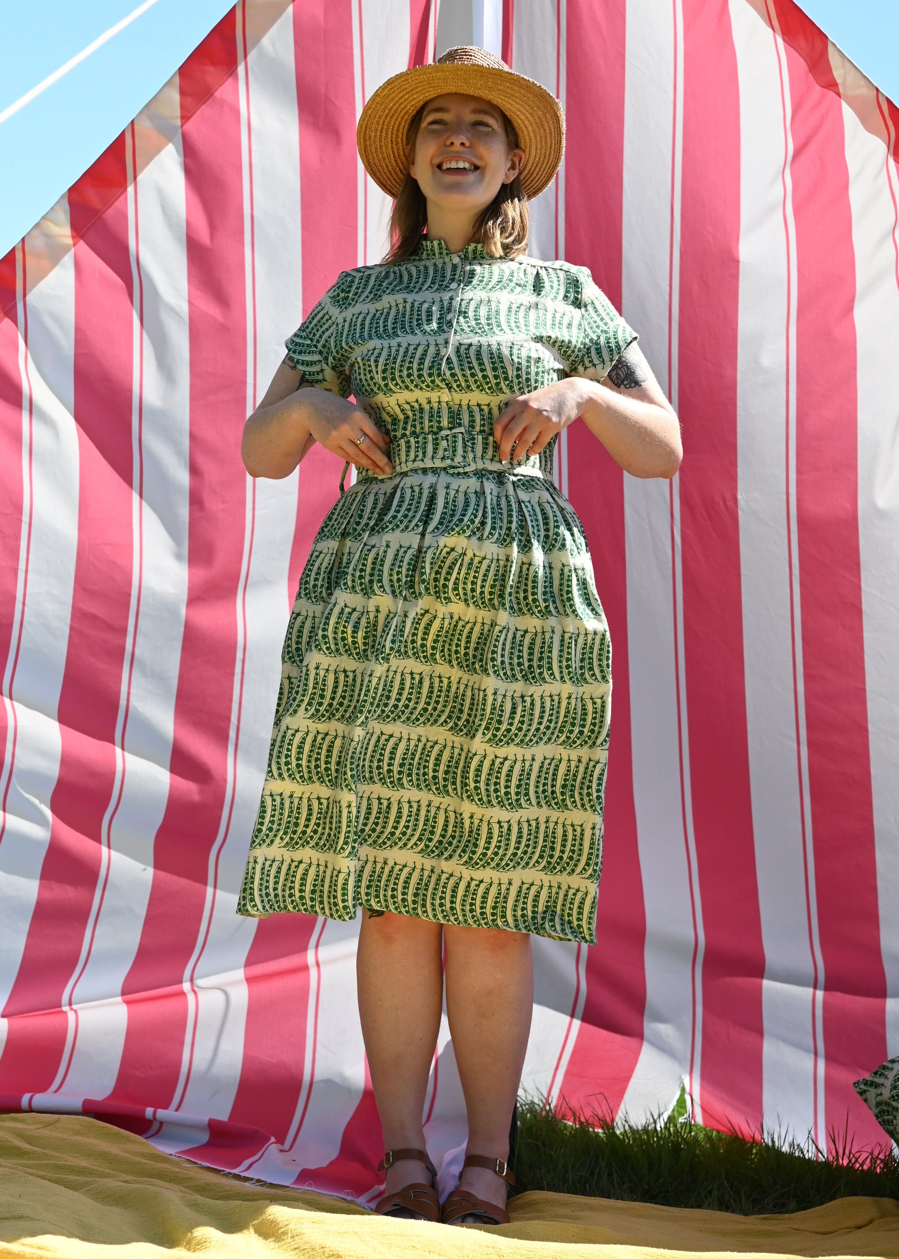 Louise Kjole – Green Peas Kjoler Palava 