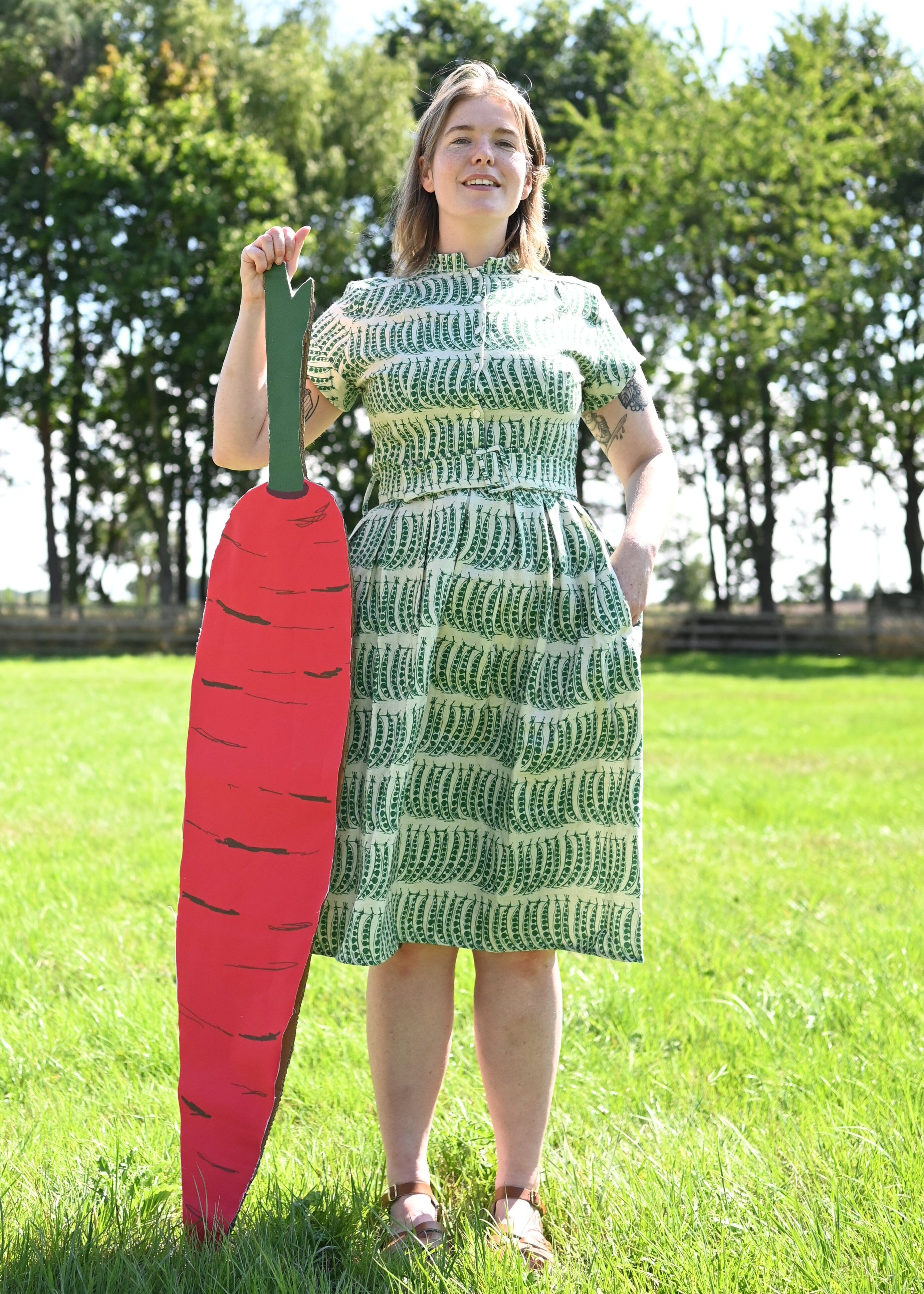 Louise Kjole – Green Peas Kjoler Palava 