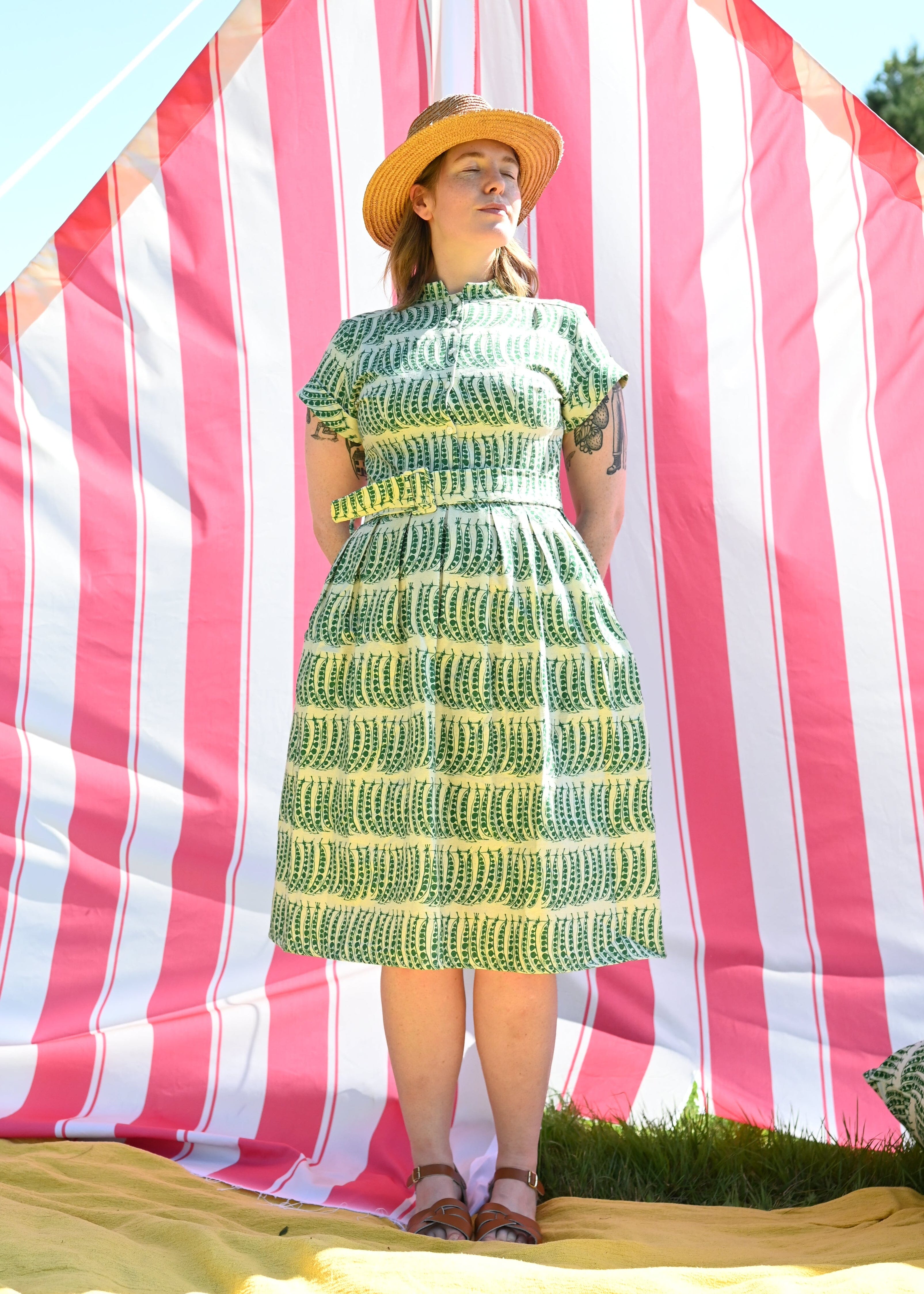 Louise Kjole – Green Peas Kjoler Palava 