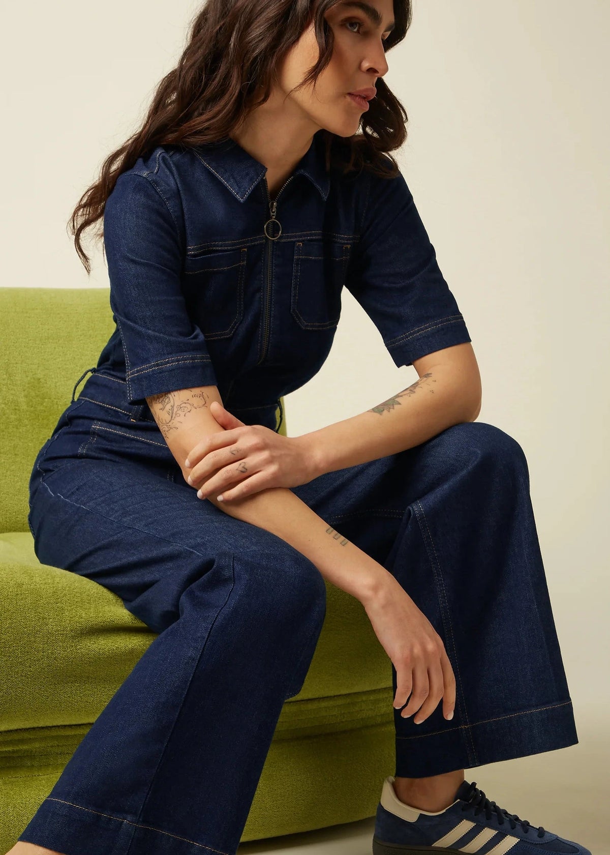Mira Jumpsuit Denim buksedragt King Louie 