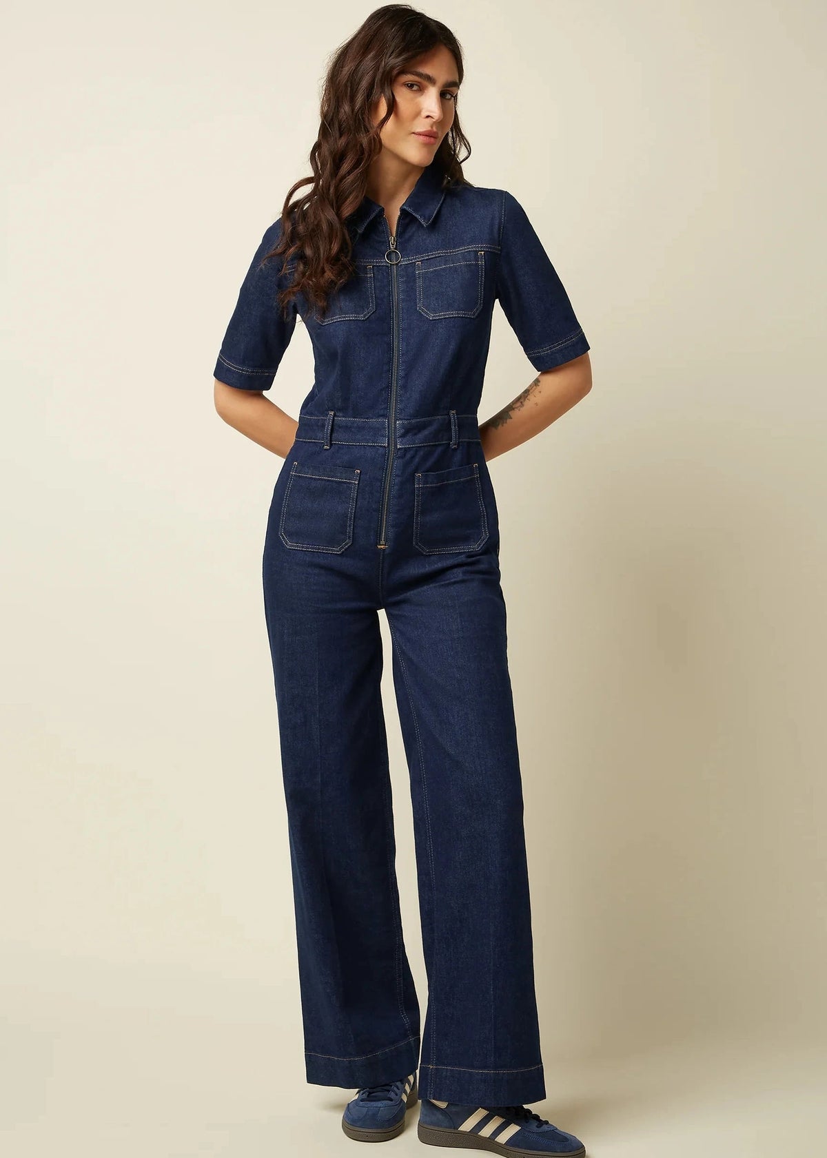 Mira Jumpsuit Denim buksedragt King Louie 