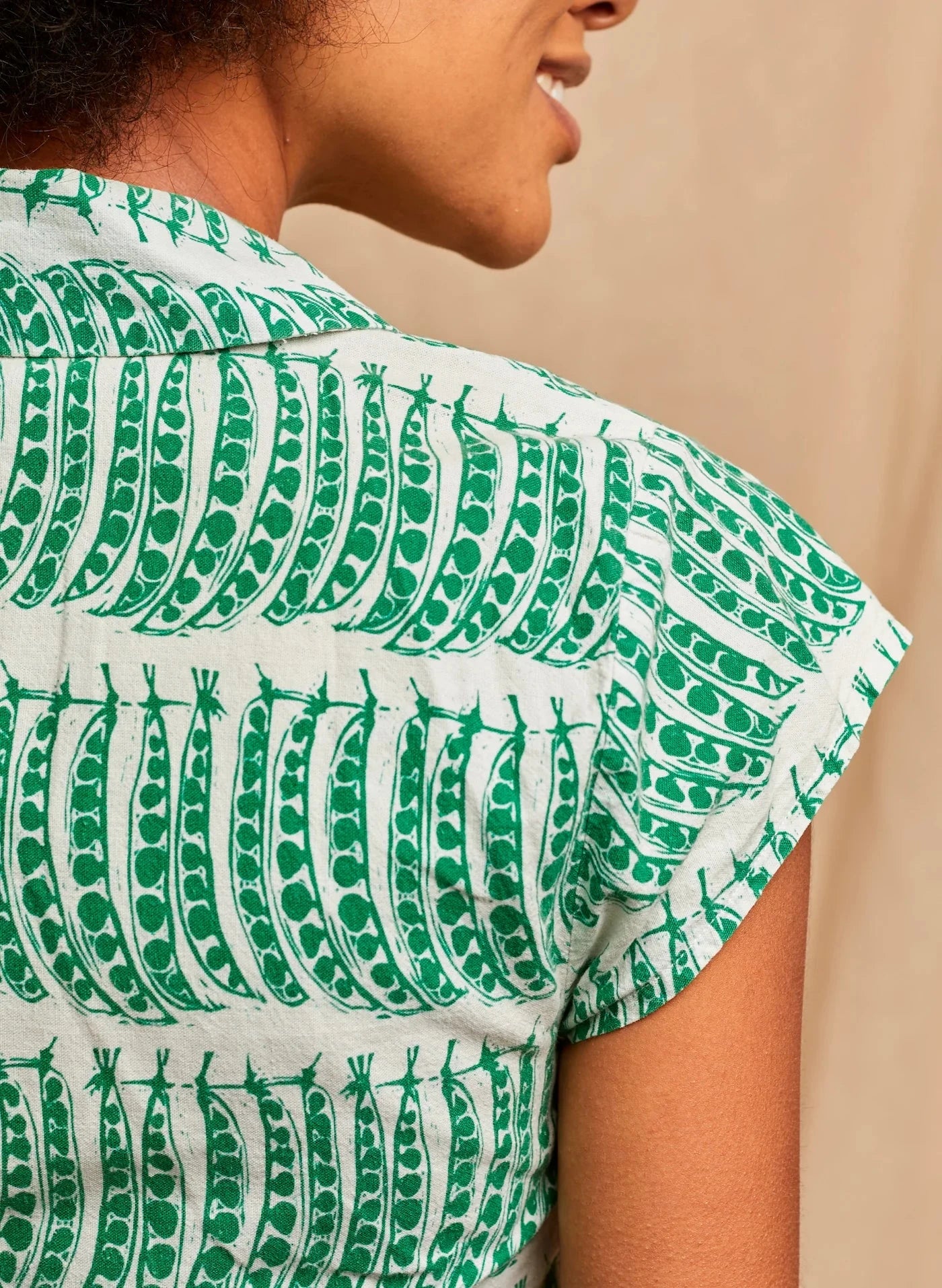 Peggy Binde Skjorte – Green Peas Toppe Palava 