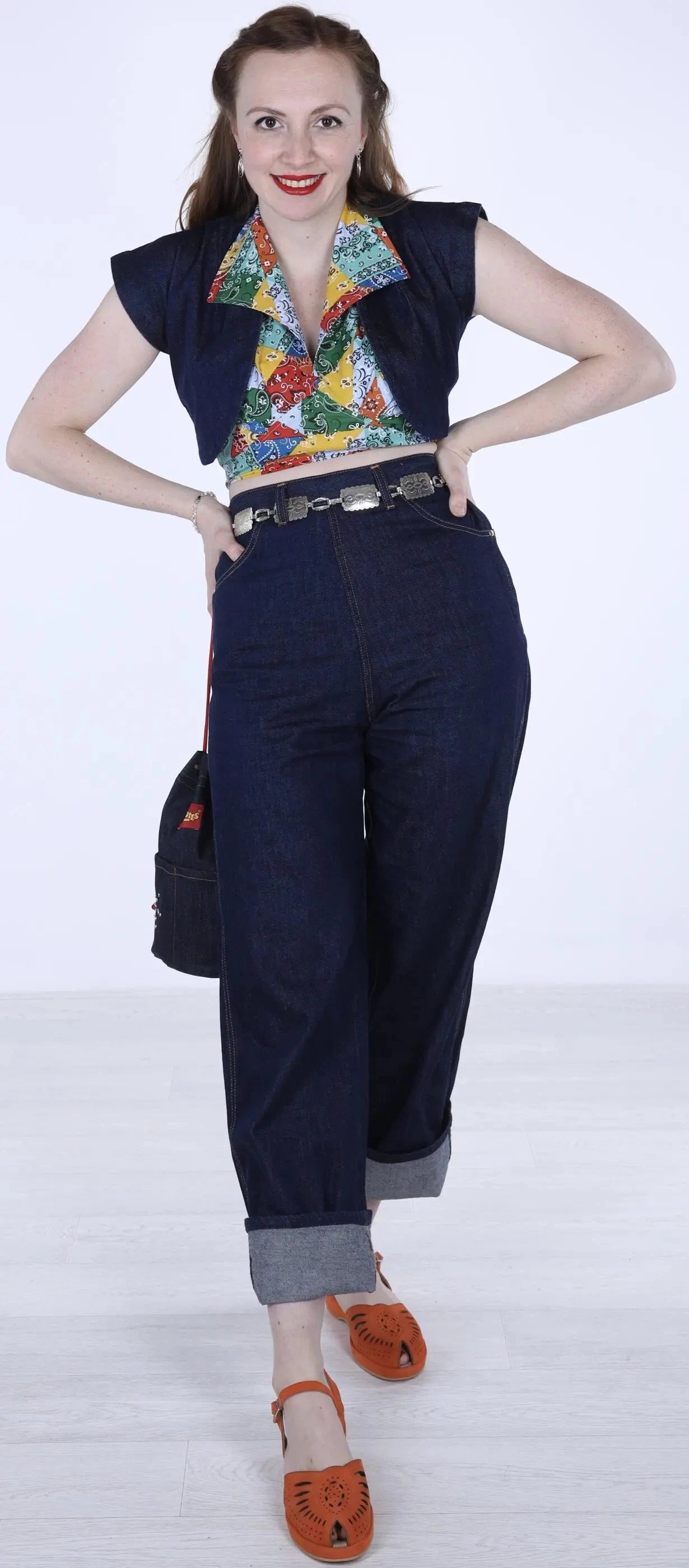 Ranch Girl jeans i indigo blå bukser Freddies Of Pinewood 