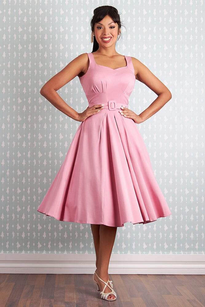 Renitta-Pia swingkjole i pink Kjoler Miss Candyfloss 