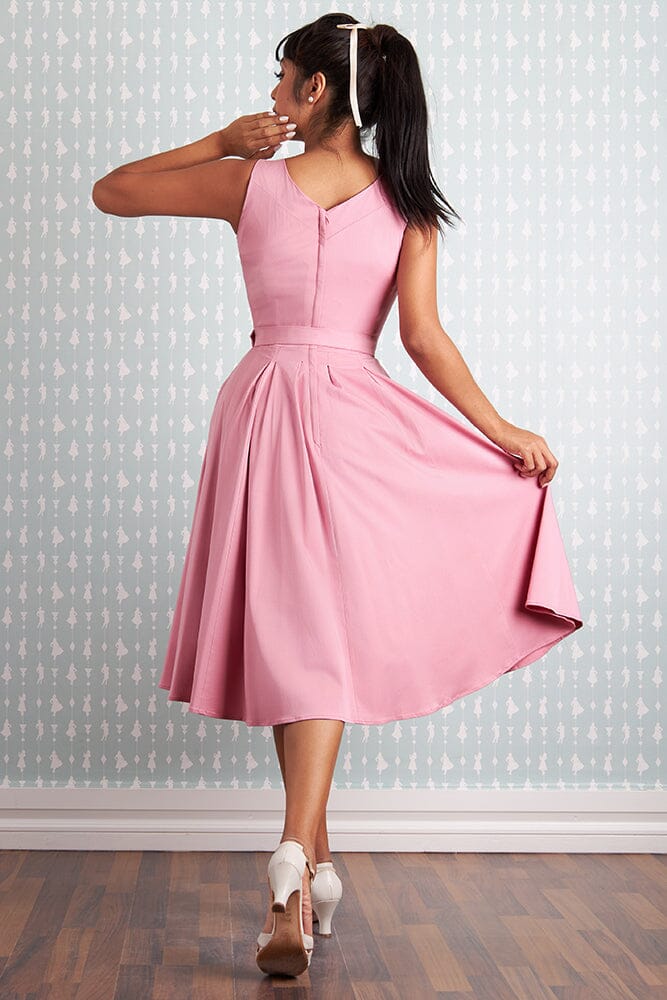 Renitta-Pia swingkjole i pink Kjoler Miss Candyfloss 