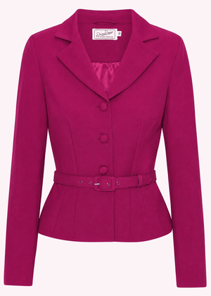 Siri figursyet blazer - magenta jakke Daisy Dapper 
